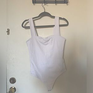 Abercrombie & Fitch white bodysuit size medium